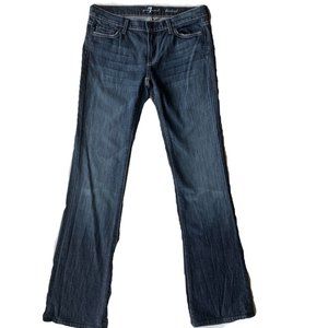 7 For All Mankind Women's Mid Rise Dark BootCut 30